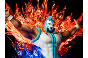 光って燃え上がる炎！「キン肉マン」マリポーサの必殺技“モクテスマ・ディフェンス”を使った姿でが立体化！原型師・伊藤嘉紀氏が細部までこだわった1品 画像