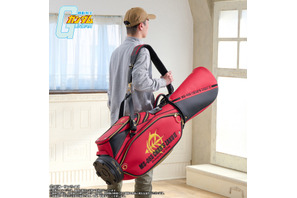 キャディバッグ シャア専用ザク、出る！「ガンダム」のゴルフグッズでグリーンに立つ!! 画像