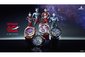 「ウルトラマン」ティガ、ゼロ、ゼット…胸元のデザインを伝統工芸“螺鈿細工”で表現！腕時計コレクションが登場 画像