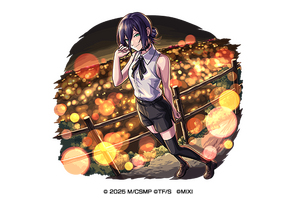 「チェンソーマン」デンジ＆ビーム、レゼがガチャに！米津玄師「IRIS OUT」がBGMに決定♪「モンスト」コラボ第2弾【4月1日0時より】 画像