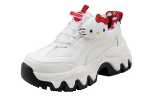 「サンリオ」キティやクロミと新生活は新しいスニーカーで♪ キャラチャームは取り外し可能が嬉しい☆ コラボスニーカー登場 画像