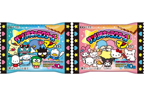 キティ、クロミ、シナモンなど「サンリオ」がビックリマンチョコに♪ 550円以上購入でサンリオ大賞の投票シリアルがもらえる 画像