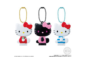 ハローキティの制服ギャルや日焼けBODYがキュート♪ 真っ黒な姿も!? 全13変化が楽しめるミラー付きグミが発売 画像