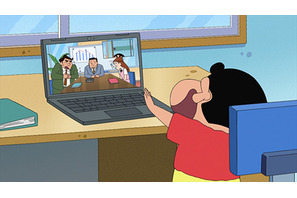テレワークでウェブ会議を自宅で行うことになるひろしだったが……TVアニメ『クレヨンしんちゃん』7月25日放送回のあらすじ＆先行カットが到着 画像