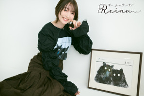 声優・上田麗奈が描いたイラストがTシャツに！着用モデル姿も披露♪ 4月18日12時より期間限定販売 画像