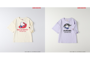 ハローキティ、シナモロールたちがすやすやお昼寝～♪ Right-onコラボでアパレルから小物まで全12種登場☆ 画像