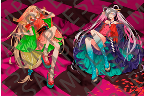 「超かぐや姫！」入場者特典第7弾「ワールドイズマイン」イラストポストカード！ ウェルカムアナウンス最終週はかぐや＆彩葉＆ヤチヨが担当 画像