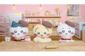 ちいかわ、ハチワレ、うさぎが一生懸命パン作り♪ オリジナル3D動画が「ちいかわベーカリー」店内限定で公開【5月1日より】 画像