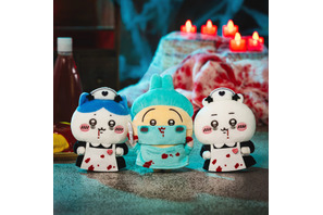 ちいかわ＆ハチワレが血みどろナースに!?「ちいかわ」ハロウィン仮装マスコット登場【受注予約受付中】 画像