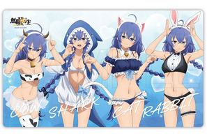 「無職転生」ロキシー師匠、アニマル水着で大胆姿を披露☆ ラビット、キャットなど4種でヘソ出しポーズ♪ 画像