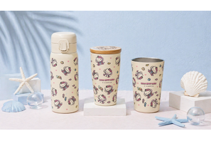 新作！“乙姫”キティちゃんがキュートすぎ♪ 「HELLO KITTY SMILE」限定ドリンクグッズ3種が登場　 画像