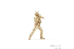 「仮面ライダー」旧1号&旧2号がゴールドでミニフィギュア化！シルバー製のショッカー戦闘員（骨）も 画像