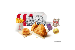 「原神」アルハイゼン＆カーヴェと一緒にチキンを食べよう♪ KFCコラボ第2弾開催！ 限定BOXやゲーム内アイテム、豪華サイン色紙キャンペーンも 画像