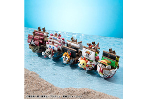 「ワンピース」ルフィやエース、ロジャー、ガープの海賊船が“ゆらゆらしちゃう”かわいいフィギュアに！「ゆらコレシリーズ」 画像