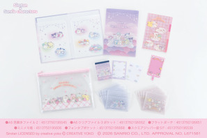 「しろたん×サンリオ」いちごの帽子やパジャマ姿がキュート♪ コラボ商品第2弾が100円ショップに登場 画像