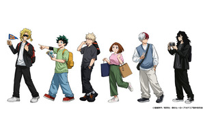 「ヒロアカ」旅を楽しむデク、爆豪、相澤先生たちを描き下ろし♪ アニメイトにて全国ご当地応援フェア開催 画像