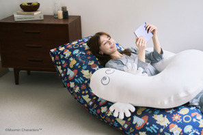「ムーミン」×「Yogibo」コラボ♪ ビンテージパターン&ニョロニョロのデザインが新登場 画像