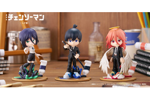 「チェンソーマン」レゼ篇よりレゼ・アキ・天使の悪魔のデフォルメフィギュアが登場！カートゥーン風のフォルムがかわいい♪ 画像