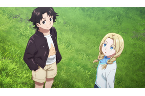 夏アニメ「令和のダラさん」禁足地に踏み入った日向と薫は、異形の存在“屋跨斑”に遭遇するが…？第1話先行カット 画像