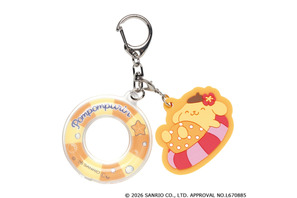 シナモロールもポムポムプリンも浮き輪でぷかぷか～♪「サンリオ」ぷにぷに触感のキーチェーンが東條 画像