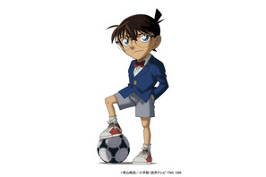 「名探偵コナン」×「Jリーグ」コラボ記念の描き下ろしビジュアル公開！ 試合にコナンが登場する「コナンDAY」も開催 画像