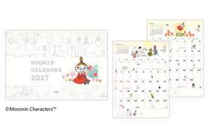 2027年もムーミンと一緒♪ カレンダー＆ダイアリー登場！メモ付き卓上カレンダー＆新柄ダイアリーも 画像