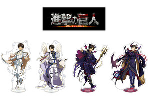 “悔いが残らない方を選べ”「進撃の巨人」エレンとリヴァイが天使＆悪魔に！ イラストレーター・夢ノ内の可愛いミニキャラグッズも新登場 画像