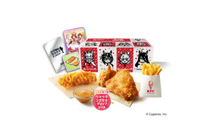 店員に扮したウマ娘たちがお出迎え♪ 「ウマ娘」×KFCコラボ！ 作品イメージのオリジナル商品が登場！ コラボ楽曲やラッピング店舗、抽選グッズなど満載【8月12日～】 画像