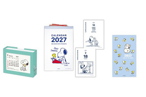 スヌーピーと365日を一緒に♪ 「PEANUTS」2027年カレンダー＆ダイアリー登場！ 初の日めくり＆メモ付き卓上カレンダーも 画像