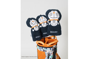 「ドラえもん」とゴルフへGO♪ ヘッドカバー、総柄ポロシャツ、保冷バッグなど登場☆お出かけにも便利【Jack Bunny!!スペシャルコレクション】 画像
