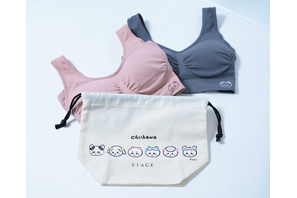 「ちいかわ」ハチワレ、うさぎ達が就寝時のバストをケア♪ ナイトブラ＆ショーツが発売 画像