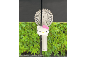緊急再入荷！キティ＆クロミ＆シナモロールの傘用ハンディファンホルダーが復活販売☆ZOZOTOWNにて 画像