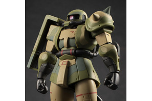 「ガンダム」陸戦型ザク迷彩仕様の湿地帯戦用ザクがROBOT魂より立体化！ 連邦軍本部ジャブローを攻略すべく、ジャングルや沼地に対応させたミリタリー感あふれるザク 画像