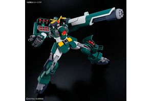 「機動新世紀ガンダムX」より「ガンダムレオパルド」のHGガンプラが抽選販売受付中！ インナーアームガトリングの変形と、左腕との合体・収納ギミックが再現 画像