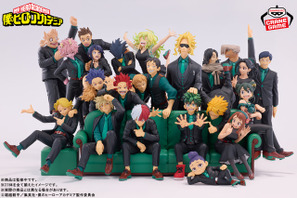 エモすぎる！「ヒロアカ」1年A組の23人がリアルフィギュアになって登場！クレーンゲームで2027年に登場 画像