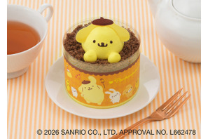 ポムポムプリンが可愛すぎて食べられない…！ サンリオキャラクターズのプチケーキが新登場！ケーキのポイントを紹介したリーフレットの特典も♪ 画像