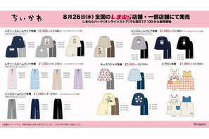 ちいかわ、ハチワレたちと日常を楽しく過ごそう♪ 「ちいかわ」ルームウェアや靴下、タオルにがま口財布まで！「ファッションセンターしまむら」アイテムが登場 画像