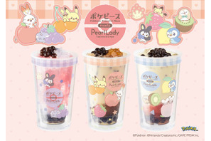 ピカチュウ、ポッチャマの可愛いパケ♪ 「ポケピース」×パールレディ・CHABARのドリンク第2弾！ フルーティなタピオカドリンクが9月4日より発売 画像