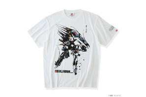 νガンダム、ディジェ、百式などを筆絵タッチで表現！ 「ガンプラ」BOXアートを取り入れたTシャツ登場！ アムロ、シャアの歴代搭乗機を振り返れるラインナップ 画像