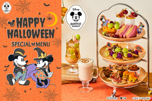 ディズニー「Disney HARVEST MARKET」ハロウィーン限定メニュー登場！ミッキー＆ミニーのアフタヌーンティーも 画像