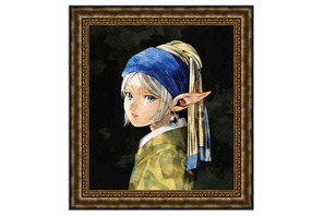 フリーレンがフェルメールの「真珠の耳飾りの少女」に！100アイテム以上の原画アート商品が集結する「小学館原画アート祭」開催【9月20日より】 画像