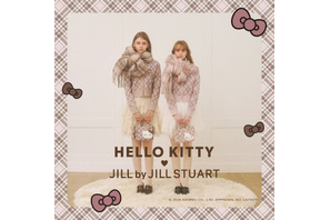 ハローキティのチェック柄が大人可愛い♪ 秋にぴったりな「JILL by JILL STUART」コラボコレクションが登場 画像