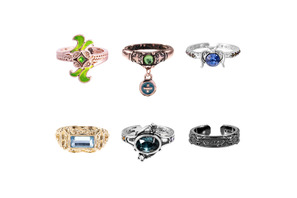 「第五人格」庭師、傭兵、占い師、写真家、白黒無常たちがリングオブジェに♪ MAYLAコラボで全6種のアクセサリーに☆ 画像