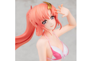 「ガンダムSEED FREEDOM」水着姿のラクスが登場！　白とピンクのビキニがまぶしい♪飾りやすく手ごろな価格帯のフィギュア「Lucreaらいと」シリーズに 画像