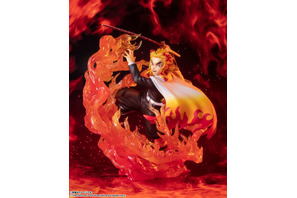 「鬼滅の刃」炎柱・煉獄杏寿郎、最新フィギュア登場！ 熱く燃える“炎の呼吸”の躍動感を見よ 画像