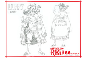 「ONE PIECE FILM RED」クールな“戦闘服”の麦わらの一味！尾田栄一郎描きおろし設定画公開 画像