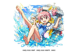 「まどマギ」ほむらやマミ、さやか達が水着や浴衣姿に！夏仕様の「モンスト」コラボ開催 画像