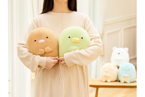 「すみっコぐらし」ぺんぎん？＆とんかつを抱っこしてぽかぽか♪ あったかくなるぬいぐるみ登場 画像