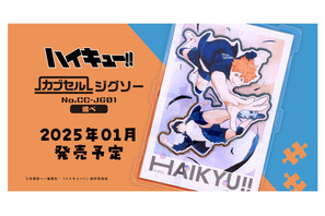 「ハイキュー!!」日向＆影山が飛び出す！ 躍動感あふれる姿がカブセルジグソーに♪ 及川や研磨のカブセルスタンディも 画像