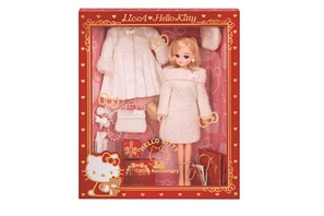 ～リンゴのバッグはキティちゃんからリカちゃんへ、友情のプレゼント♪～LiccA Stylish Doll Collections 「ハローキティ 45th アニバーサリー スタイル」9月2日予約開始 画像